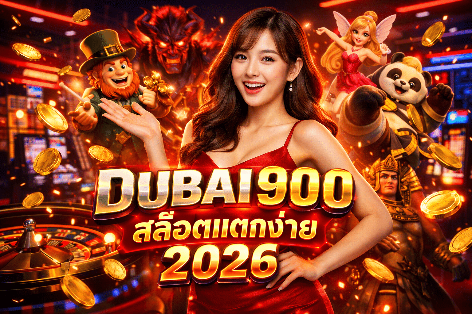 DUBAI900 สล็อตแตกง่าย 2026 APIแท้ ฝากถอนอั้น ทรูวอเลทครบจบ